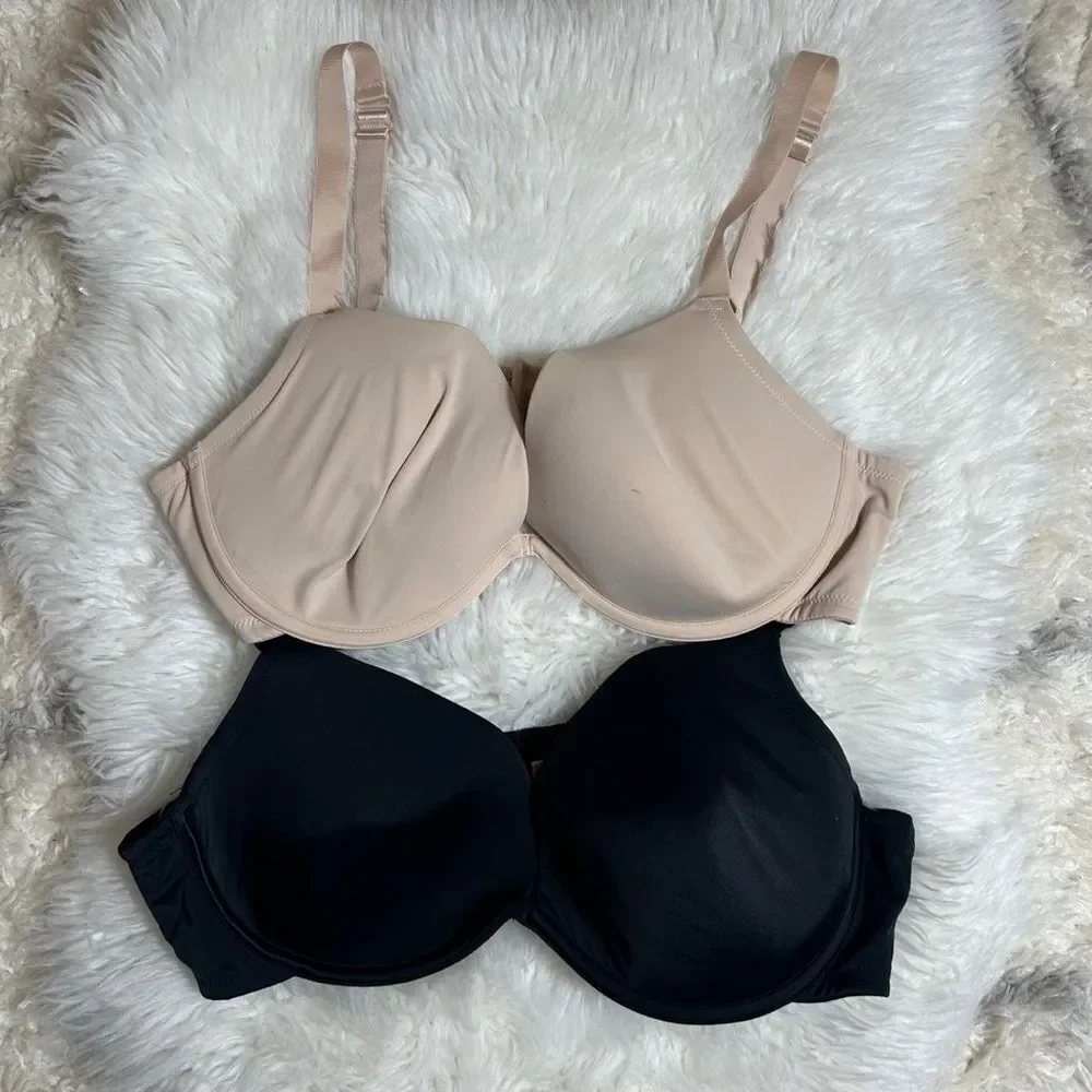 Avenue Black and Tan Bras